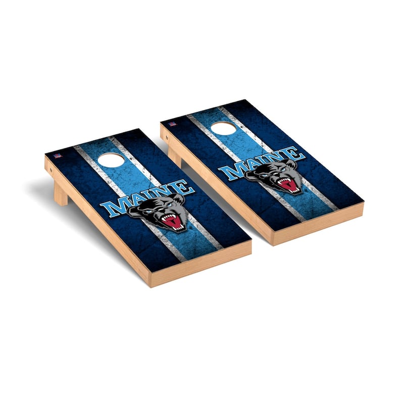 University of Maine Black Bears Cornhole Board Set - Vintage Wooden