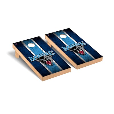 University of Maine Black Bears Cornhole Board Set - Vintage Wooden