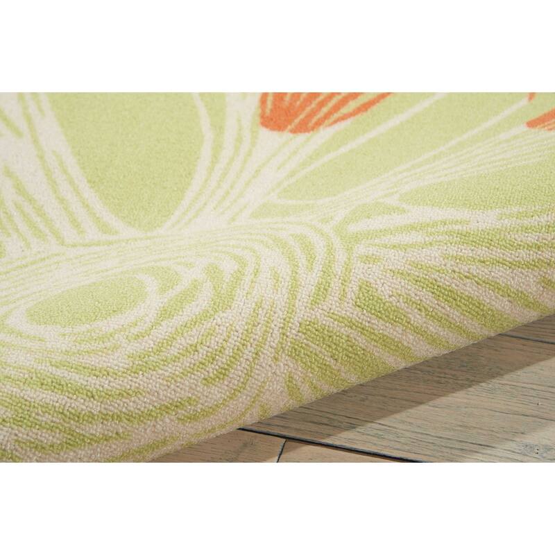 Ogunquit Indoor/Outdoor Abstract Floral Modern Rug by Havenside Home