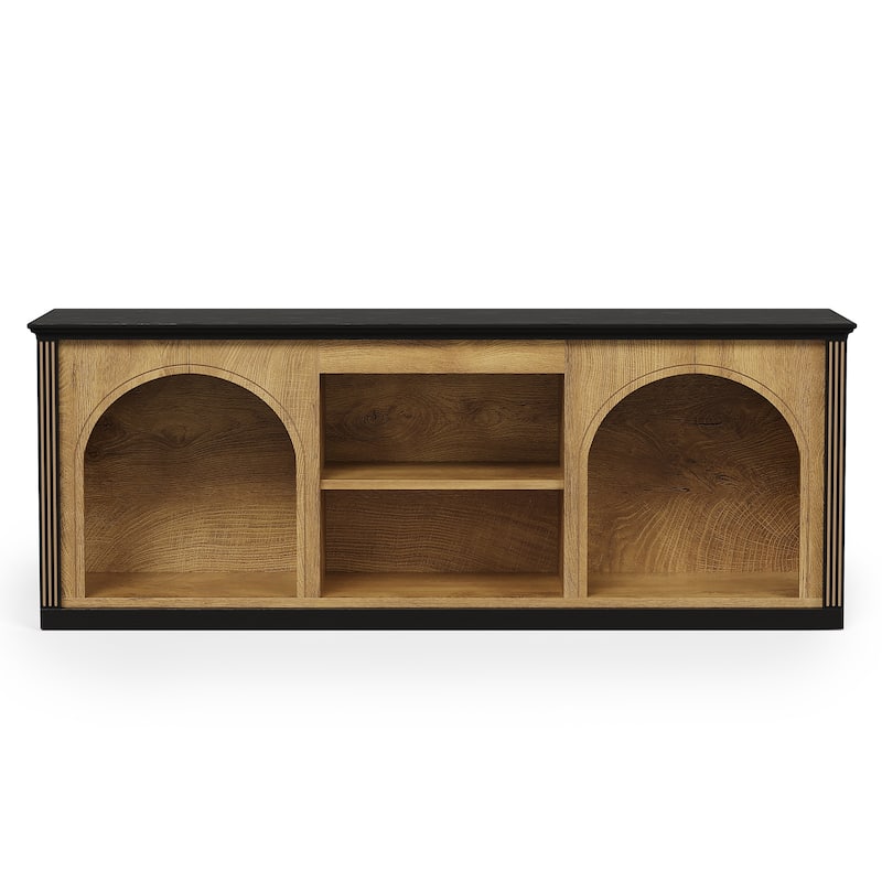 TV Stand with Storage for 65-Inch TVs, Entertainment Center Media Display Console for Living Room Bedroom Apartment