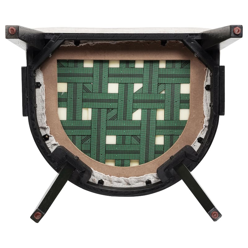 Leandro Round Dining Table Set Burnished Black