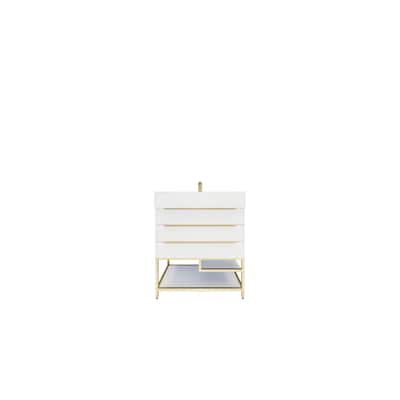 Bethany 30" Free-Standing Vanity with Reinforced Acrylic Sink
