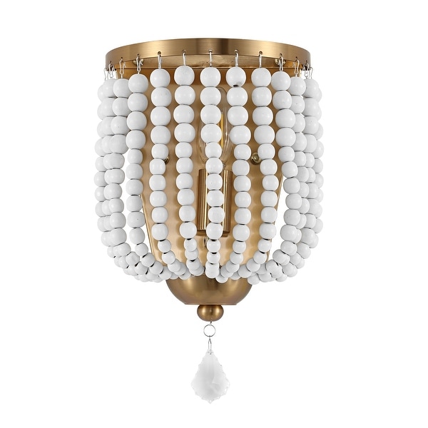 Beaded wall sconce outlet