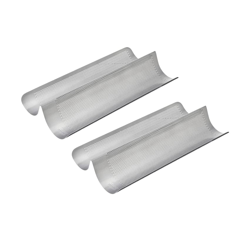 Chicago Metallic Commercial Non-Stick Perforated French Bread Pan