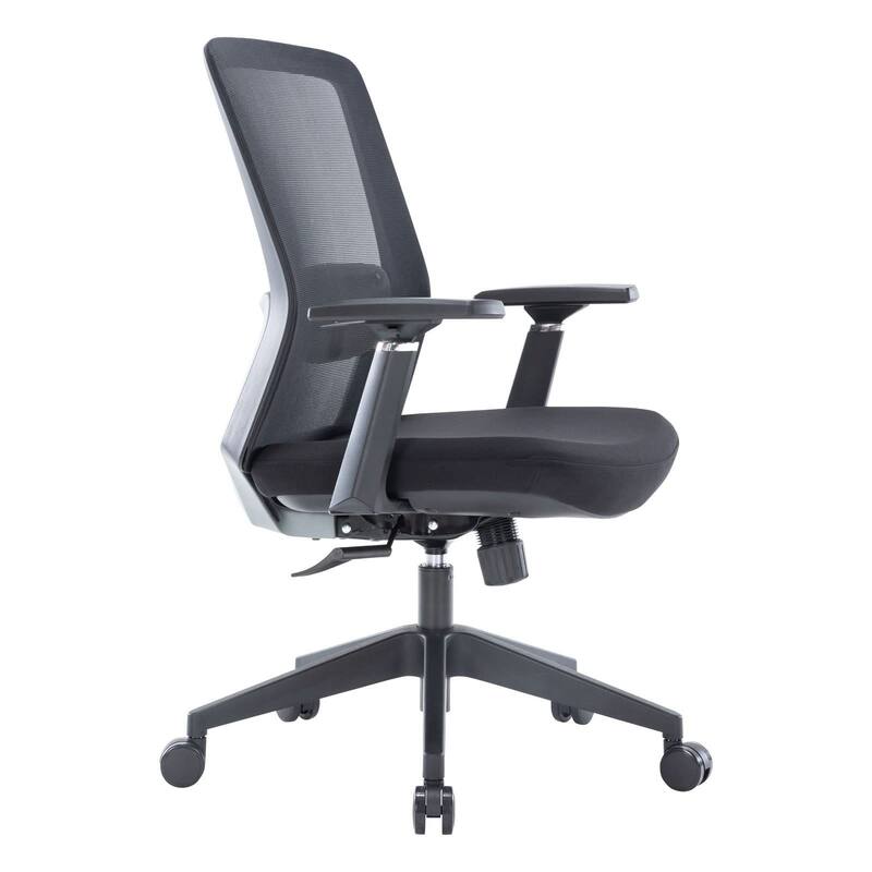 Ingram Contemporary Ergonomic Mesh Office Chair - Adjustable Height & Armrests, Mid-Back Swivel Desk Chair for Home Office