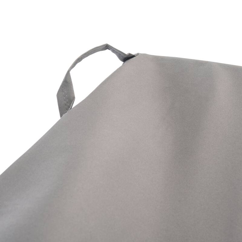 SAFAVIEH Outdoor Vassilka 4-Piece Set Grey Cover - 46.9" W x 52.8" L x 34.6" H - 47Wx53Dx35H