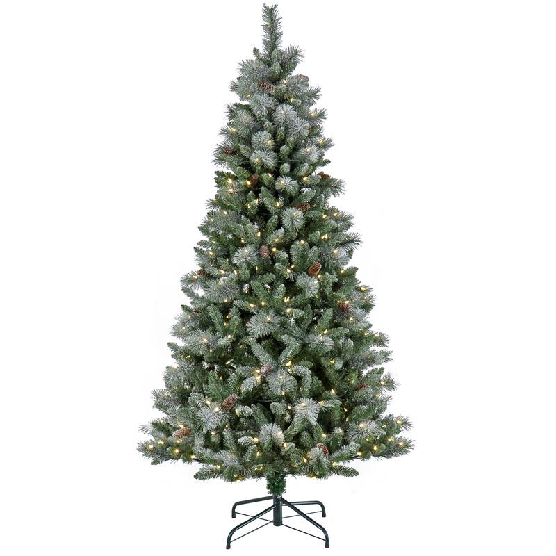 National Tree Company 7.5 ft. Pre-Lit Conconully Pine Tree with LED Lights - 7.5 Foot