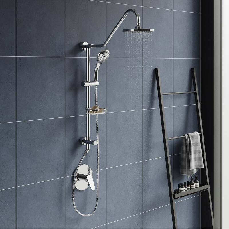 PULSE ShowerSpas Kauai Shower System in Chrome - 1.8GPM