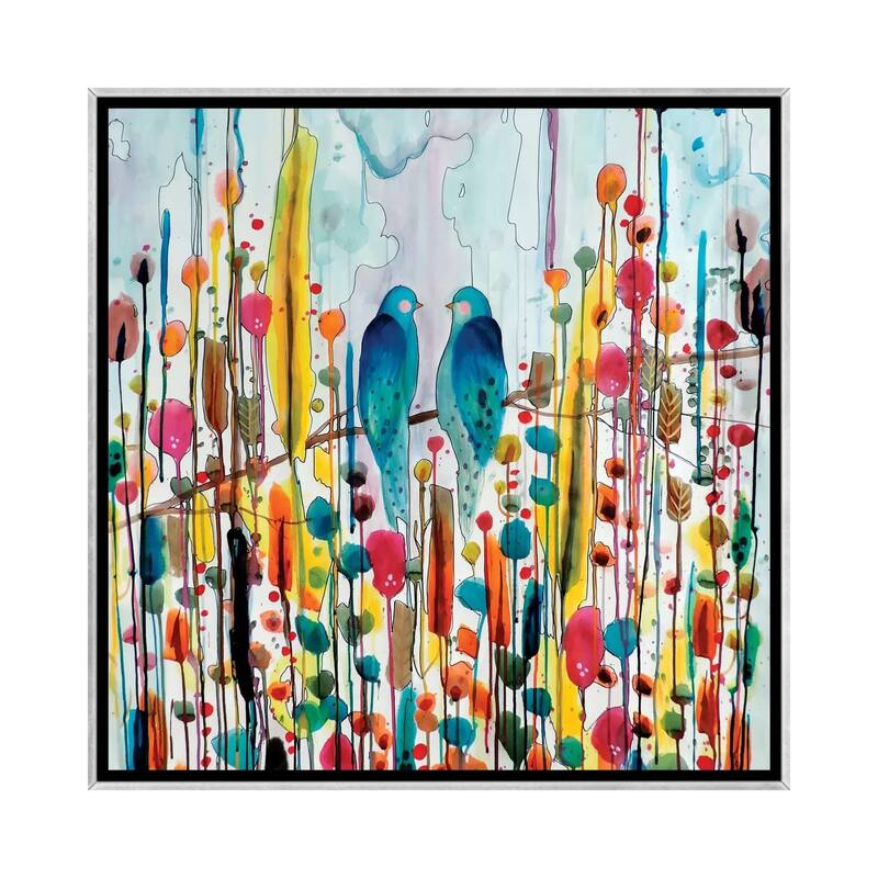iCanvas "We" by Sylvie Demers Framed