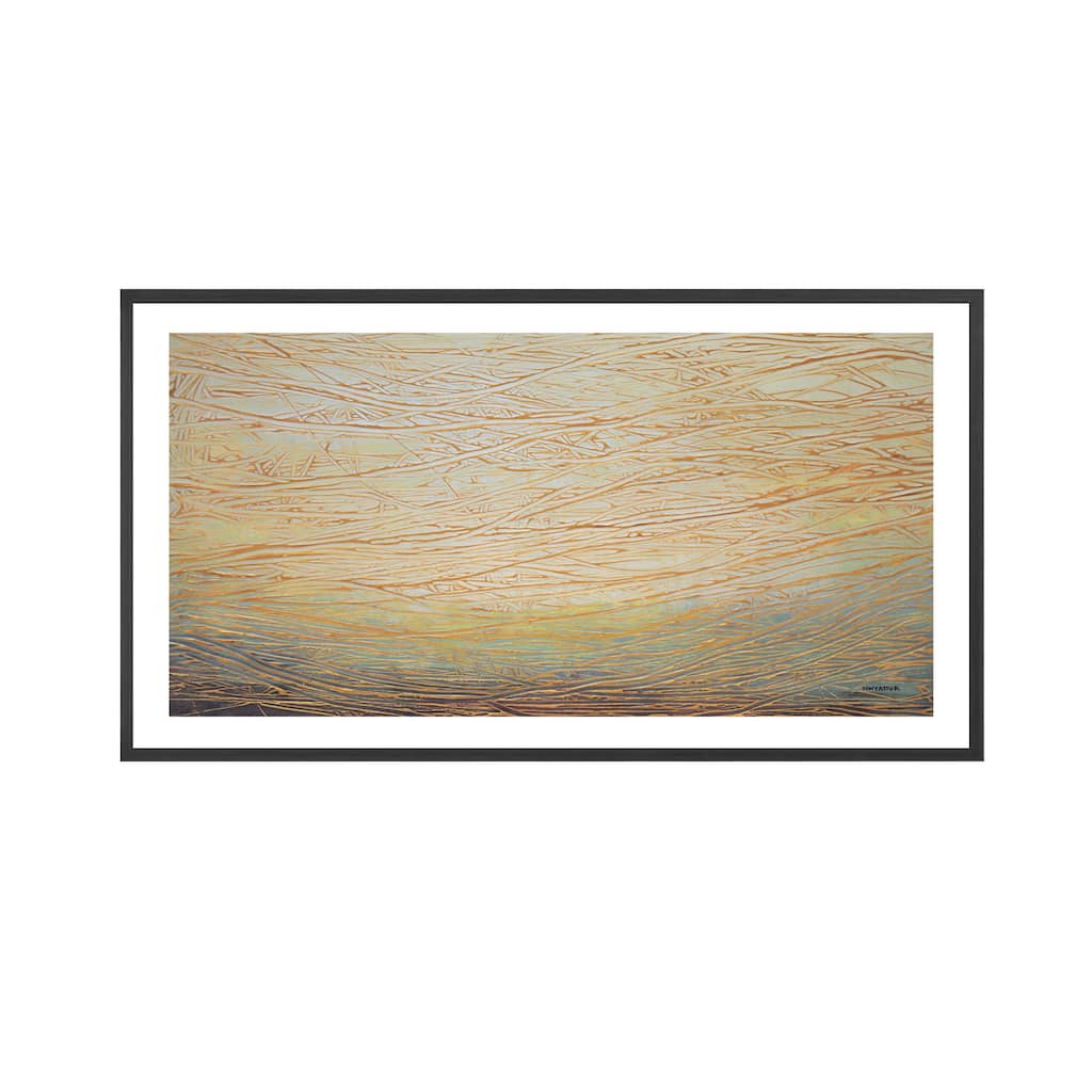 Gold Currents Framed Print Wall Art by Norman Wyatt Jr.