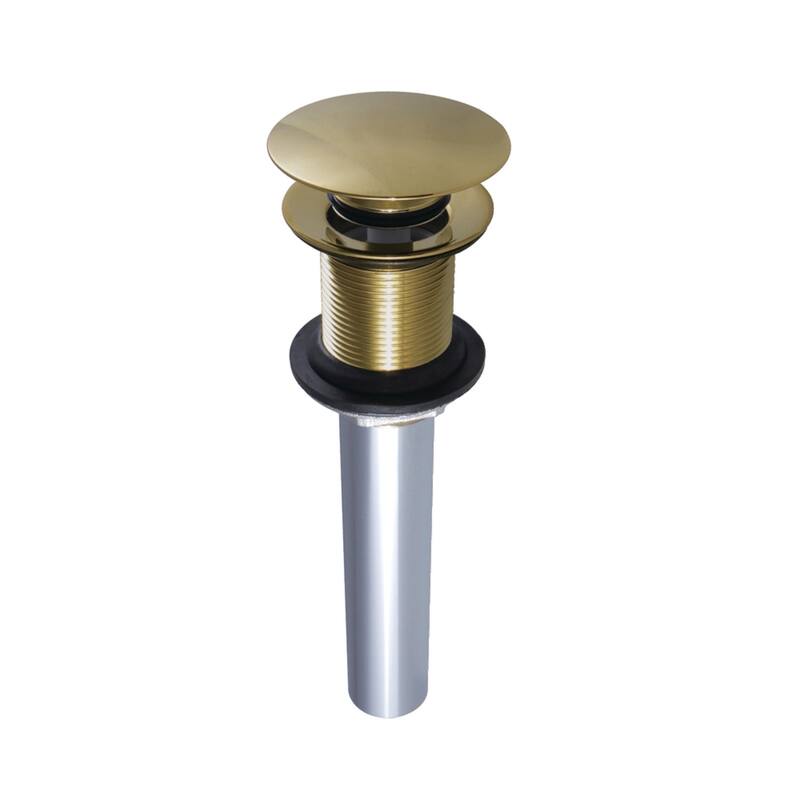 Trimscape Push Pop-Up Drain without Overflow - Polished Brass