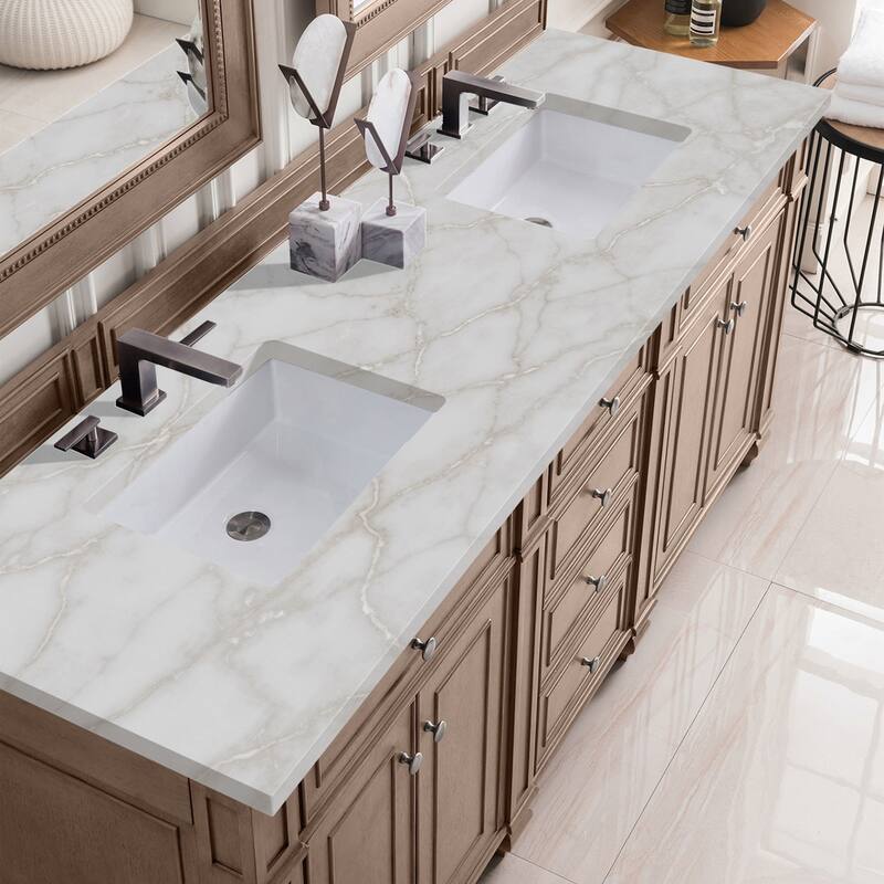 James Martin Vanities 157-V72-FVSL Bristol 72" Free Standing Double