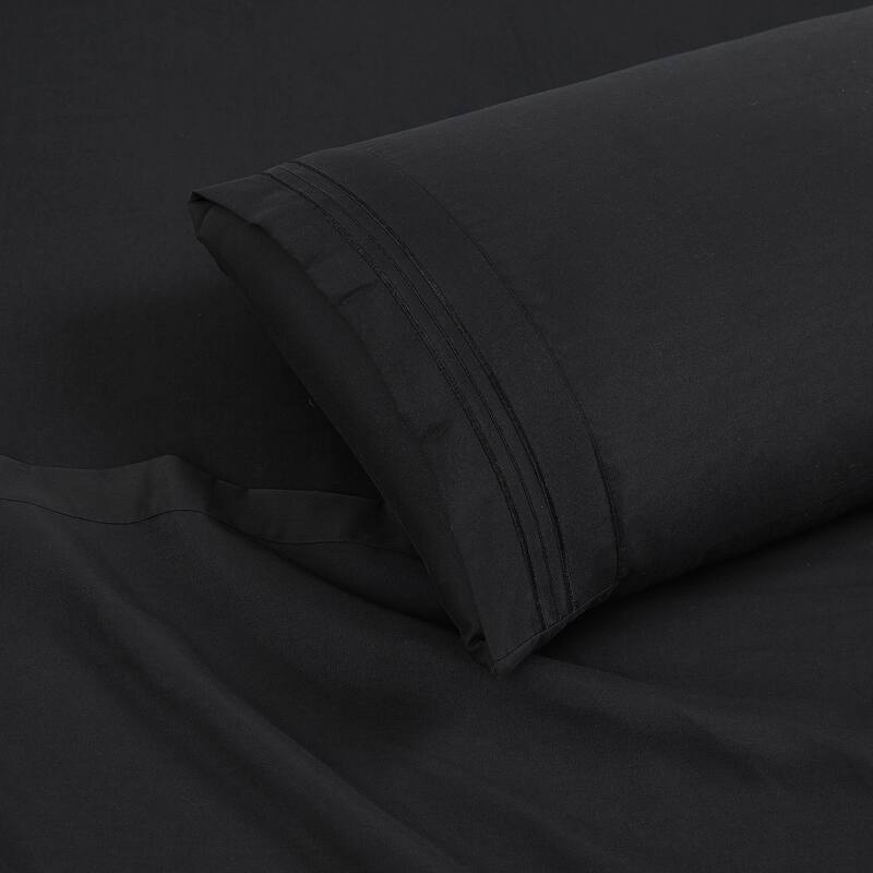 Sweet Home Collection Luxury Embroidered Ultra Soft Microfiber Pillowcases 2 Pack