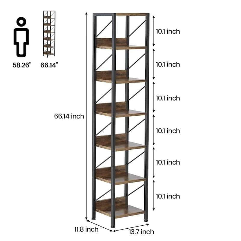 6 Tier Bookshelf