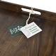 preview thumbnail 50 of 76, KINWELL Square Black Walnut Wood Serving Tray Ottoman Tray with Handles