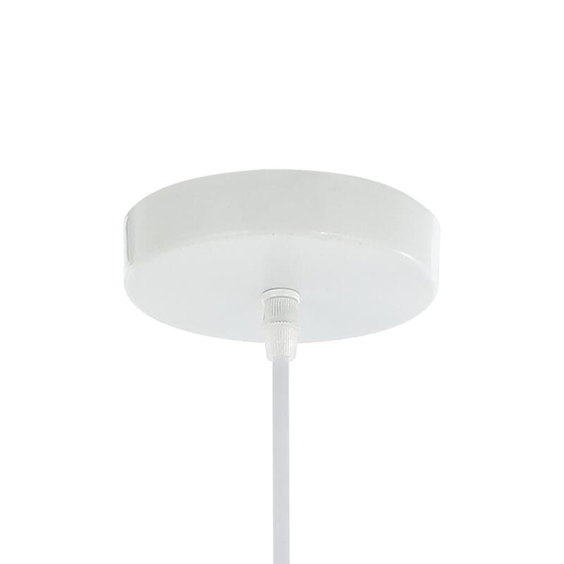 Homer 23" 2-Light Modern Contemporary Silk LED Cloud Pendant, White by JONATHAN Y
