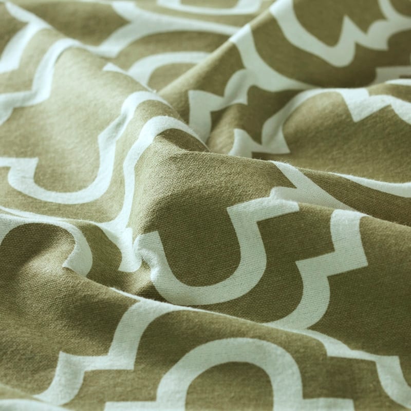 Superior All Season Brushed Flannel Trellis Pillowcase Set (Set of 2)
