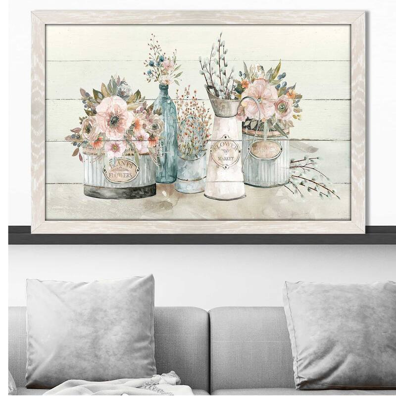 "Flower Market" by Carol Robinson Print on Acrylic