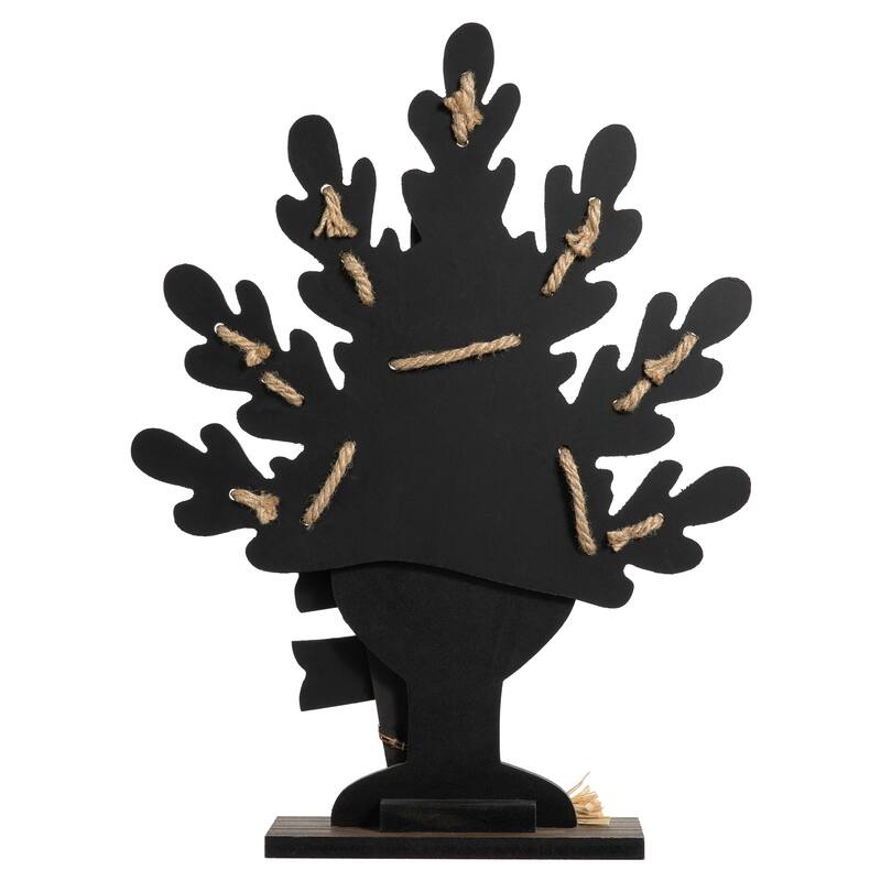 Glitzhome Thanksgiving Wooden Turkey Wall Hanging or Table Decor