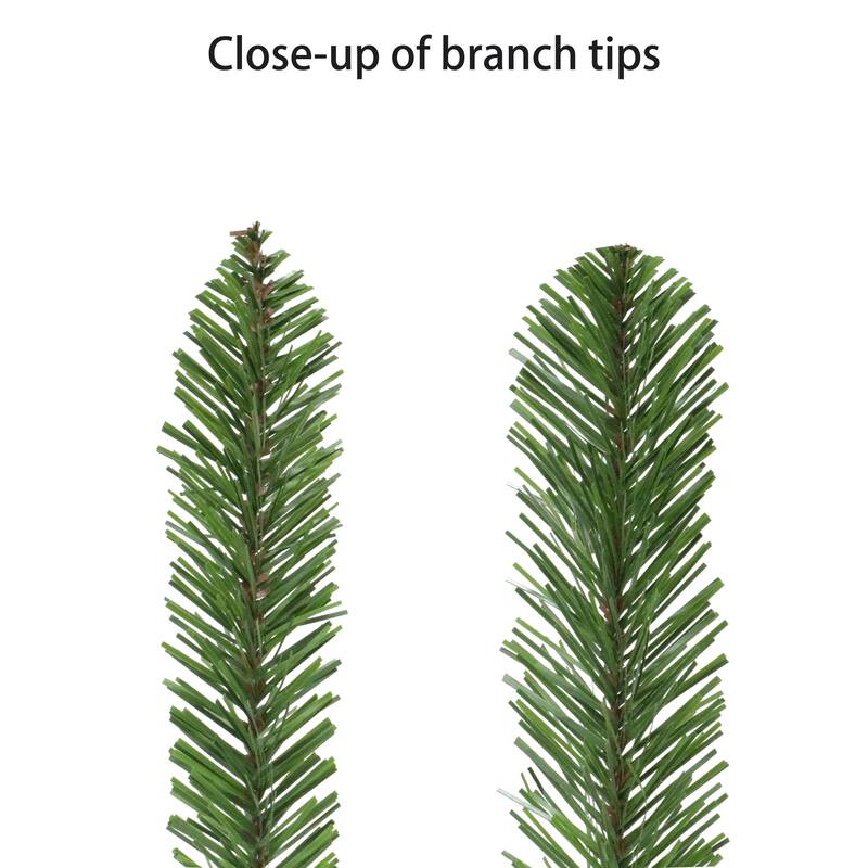 Puleo International 7.5 ft. Pre-lit Virginia Pine Tree