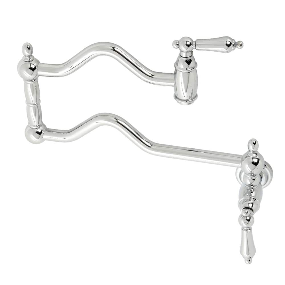 Heritage Wall Mount Pot Filler Kitchen Faucet