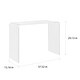 Safavieh Atka Clear Acrylic Console Table - 37.5" x 15.2 ... (80 x 80 Pixel)