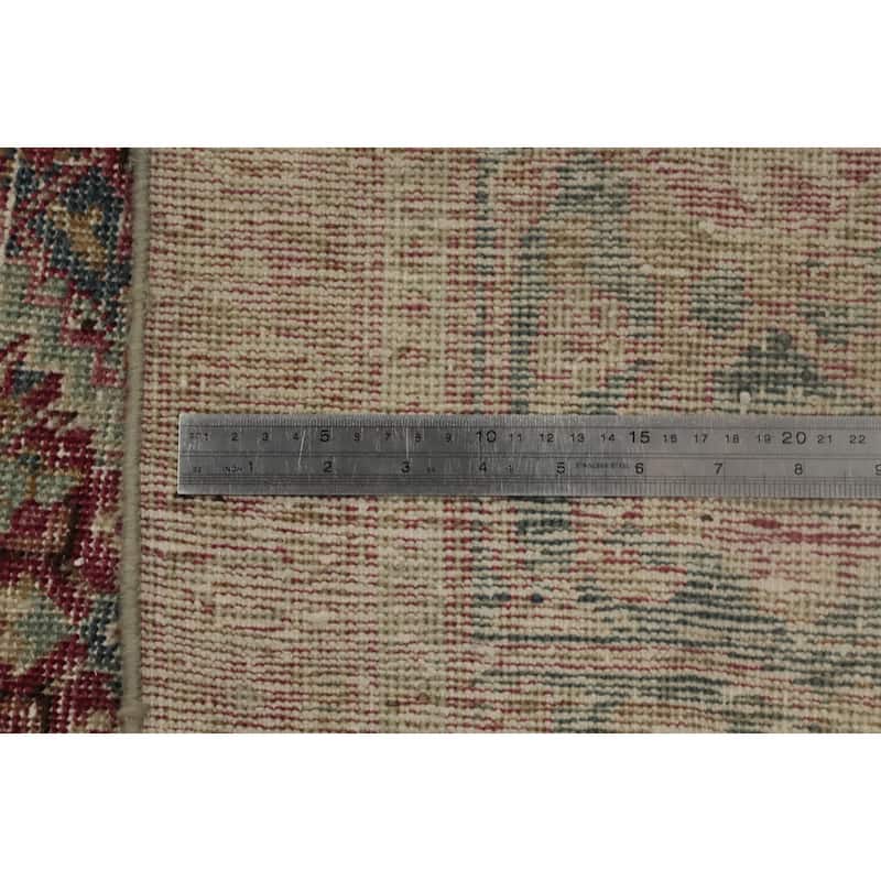 Hand Knotted Oriental 100% Wool Carpet Traditional Medallion Navy Blue & Blues Tabriz Area Rug - 10' 7'' X 7' 11''