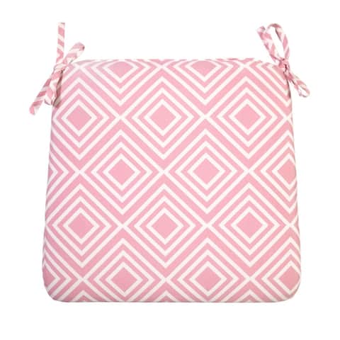 Decor Therapy Outdoor Geo Seat Cushion