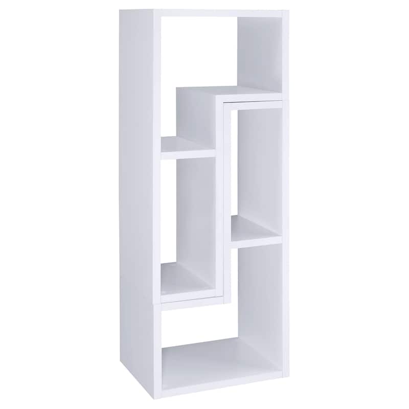 Velma Multipurpose TV Stand and Bookshelf Cappuccino - 47.25" x 15.25" x 22.00"