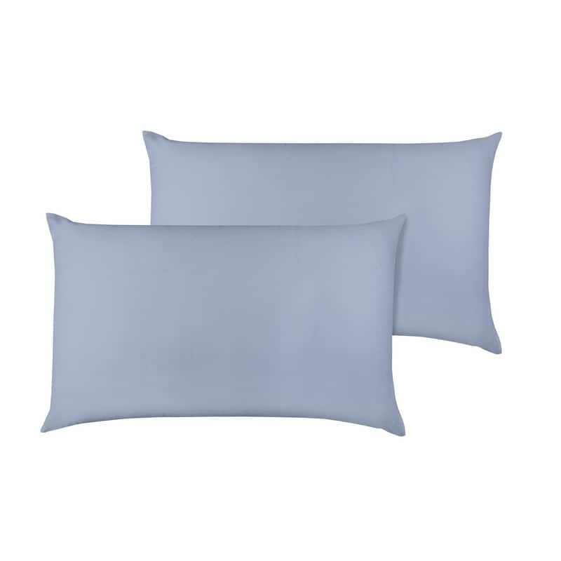 Organic Cotton Pillowcase Pair Zipper Closure 300TC GOTS Certified Super Soft and Breathable Fabric