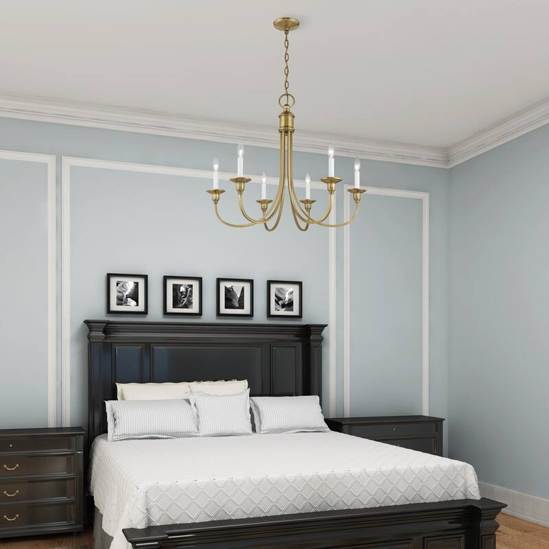 Livex Lighting 6-light Chandelier, 5146-35, 5146-01