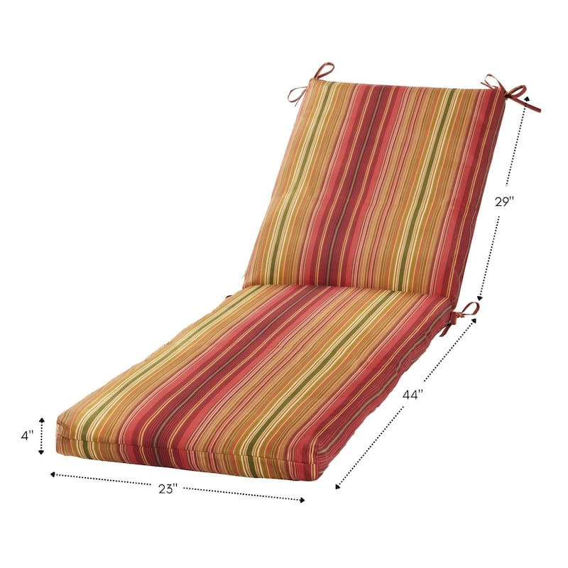 Greendale Home Fashions Outdoor Chaise Cushion (Cushion Only)