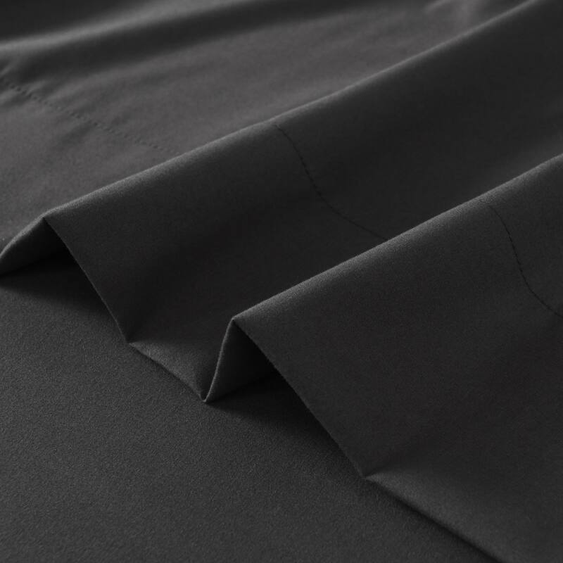 4/6 Pcs Soft Solid & Embroidery Bed Sheets Set