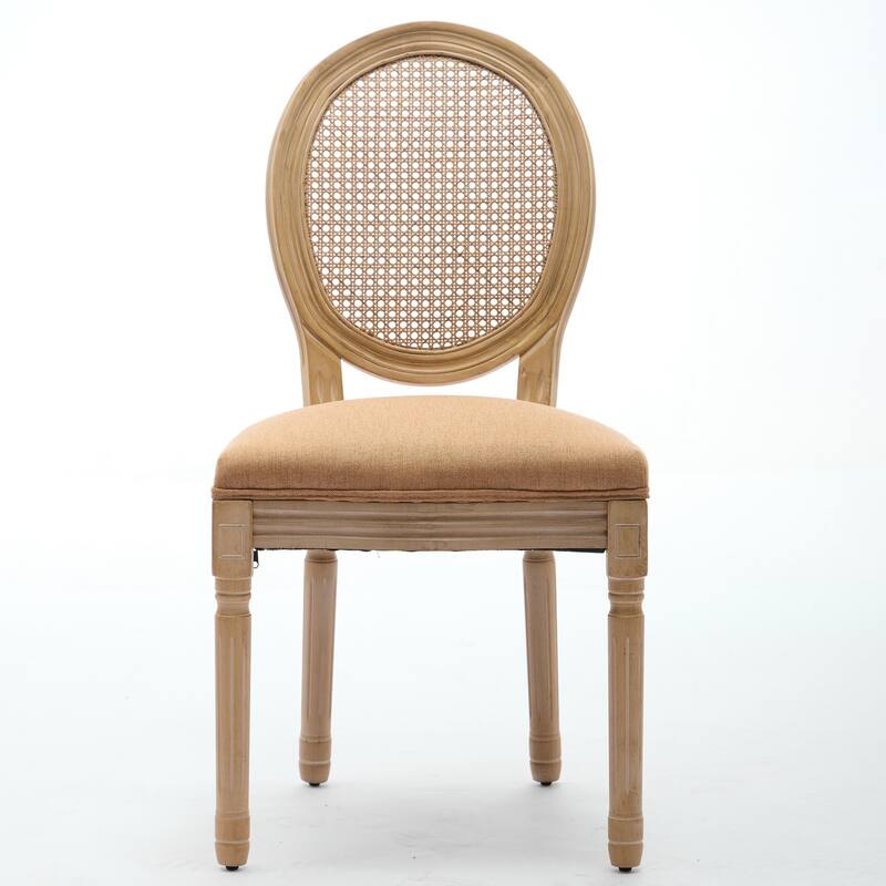 Set of 2 Antique French-Style Dining Chairs