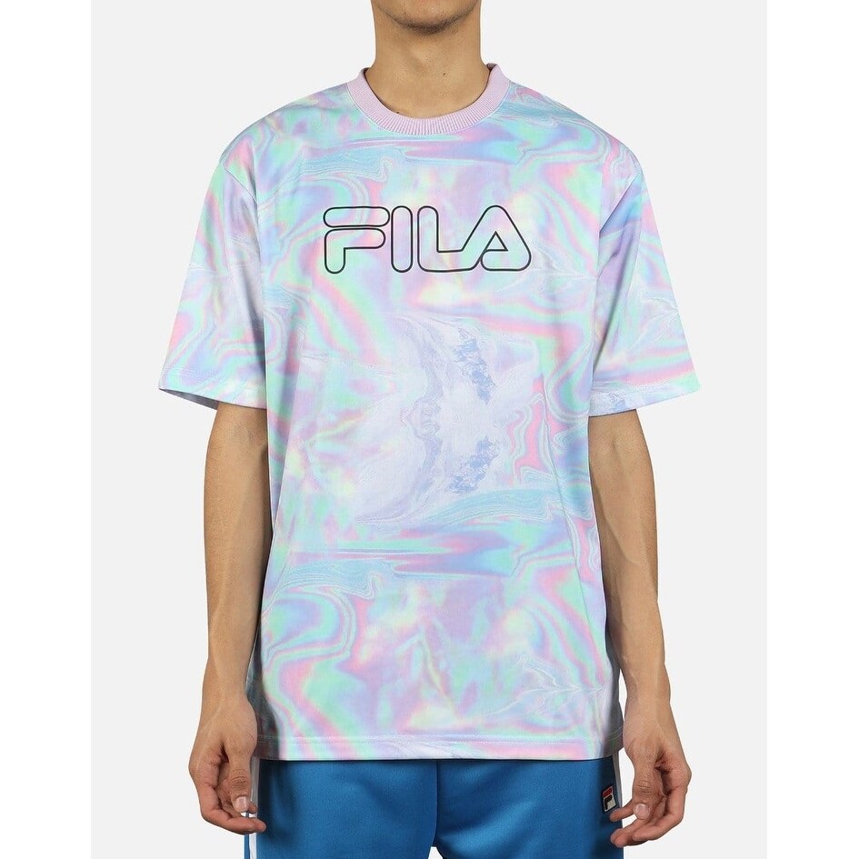 fila t shirt mens green