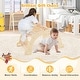 preview thumbnail 6 of 8, Gymax Kids Climbing Arch Sensory Table Montessori Wooden Climber Toy