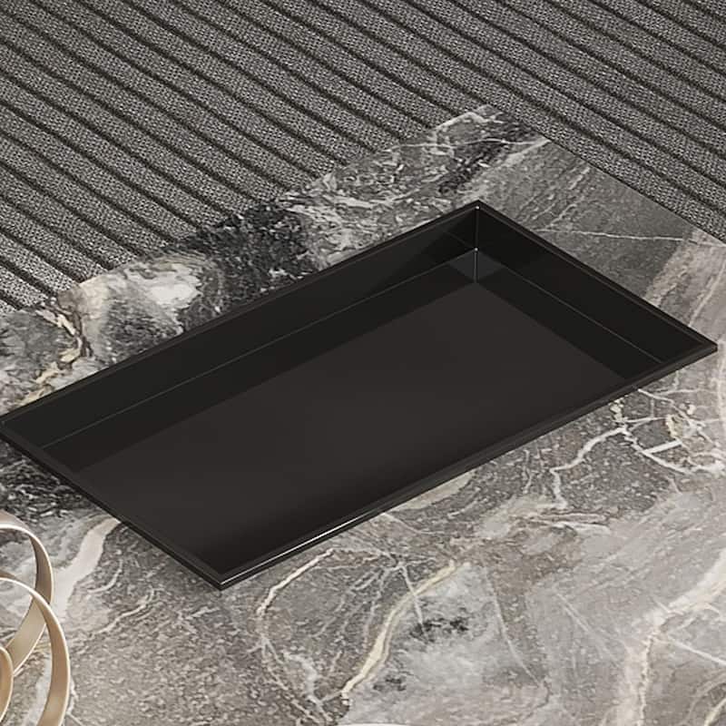 JASIWAY Light Luxury Sintered Stone Rectangle Coffee Table