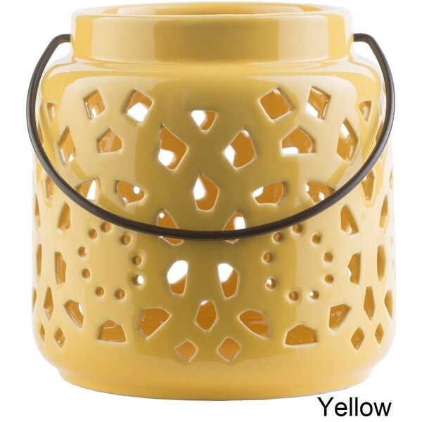 Pamela Ceramic Small Size Decorative Lantern. Opens flyout.