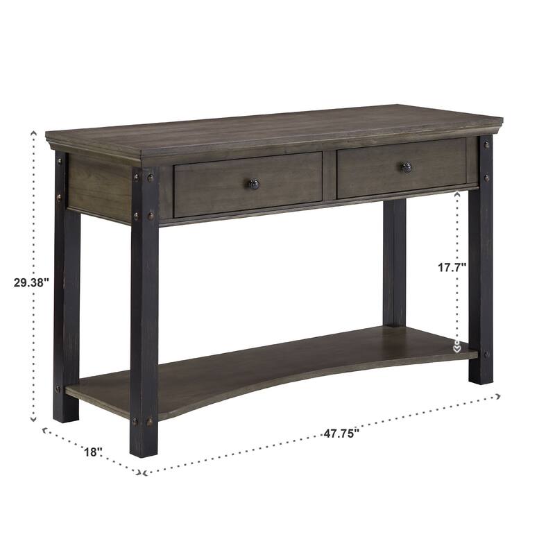 Richter Wood Finish Sofa Table by iNSPIRE Q Classic - Sofa Table