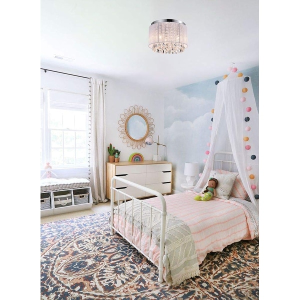 Small white chandelier for bedroom discount