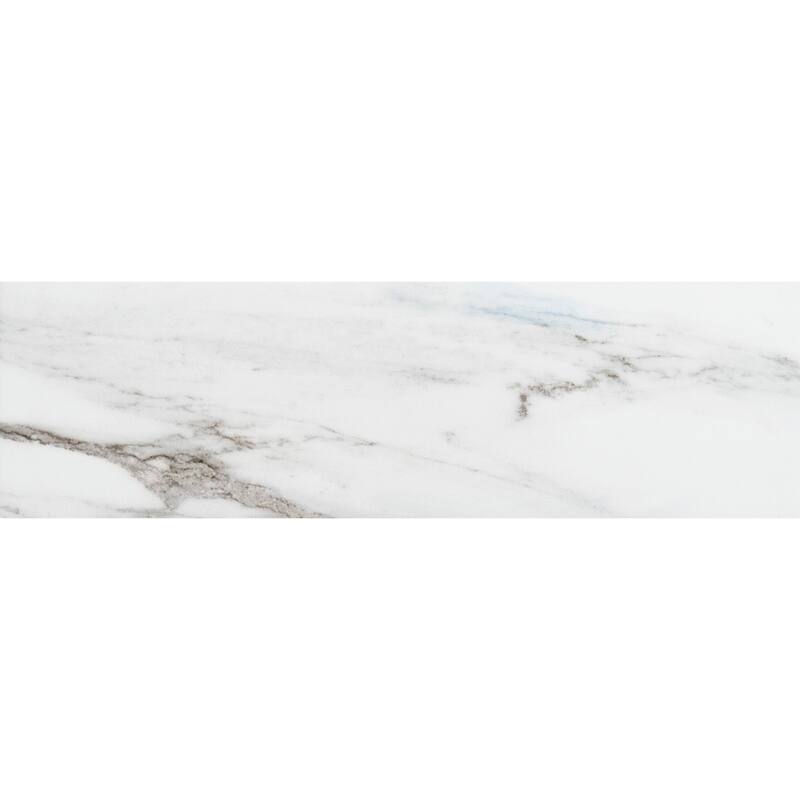 Minerva 4x13 Grey Matte Marble Look Porcelain Tile - Floor, Wall, Backsplash