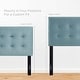 preview thumbnail 29 of 38, Copper Grove Windsheim King-size Tufted Velvet Headboard