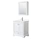 Option White, Chrome Trim, Giotto Quartz Top