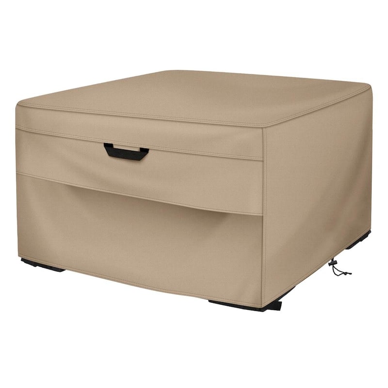 Heavy-Duty Patio Fire Pit Cover - Waterproof, UV-Resistant & Tear-Proof with All-Weather Protection - 44"x44"x20"