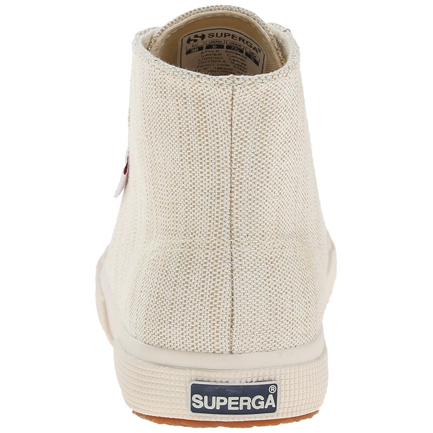 superga metallic linen