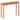 Costway 1/2 PCS Outdoor Indoor Dining Table with Slatted Tabletop