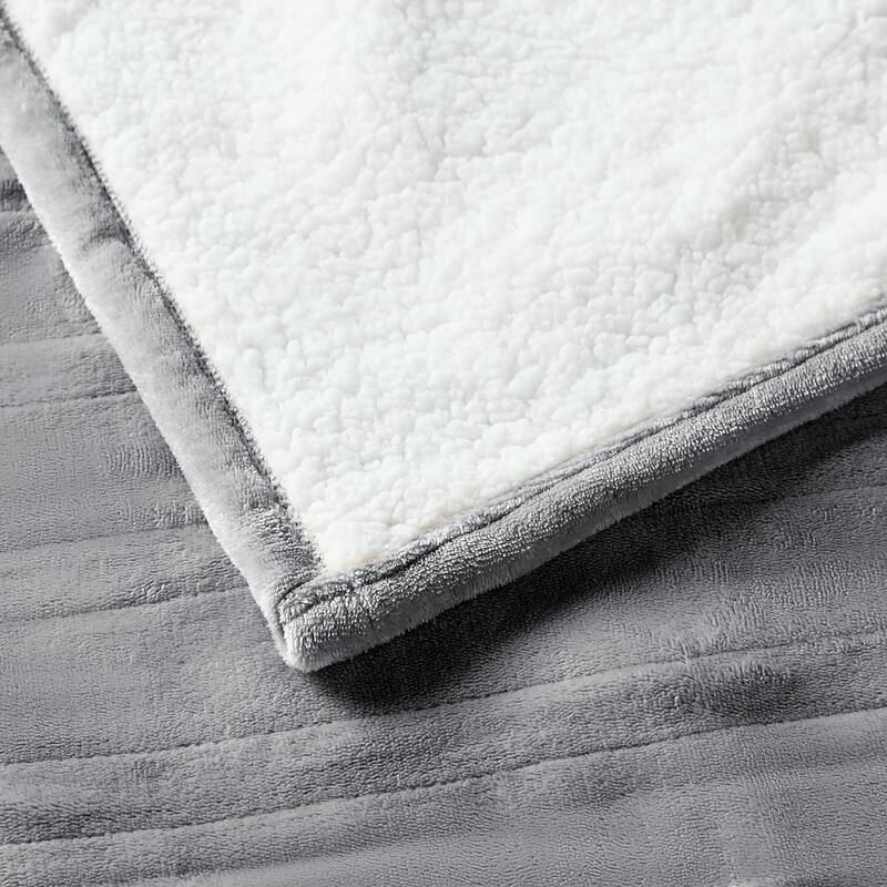 Flannel Electric Heated Blanket With Controller