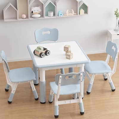 Kids Table and 4 Chairs Set