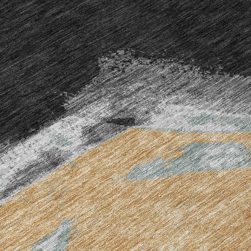 Machine Washable Indoor/ Outdoor Modern Cheney Chantille Rug