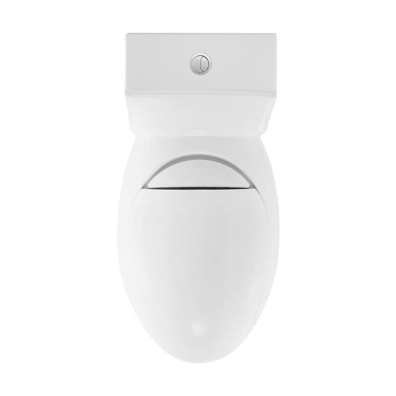 Nantes One-Piece Elongated Toilet Dual-Flush 1.1/1.6 Gpf - 26.95" x 16.15" 34.8"